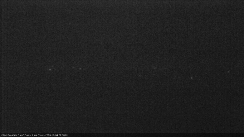 Lake Travis webcam, December 3, 2016 11:50 PM CT