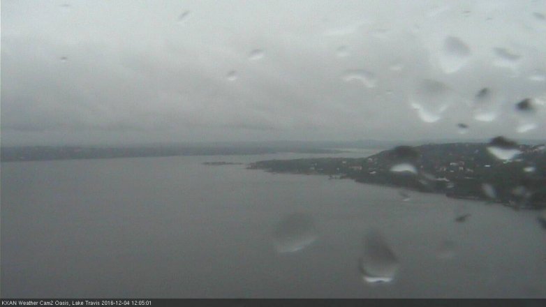 Lake Travis webcam, December 4, 2016 11:35 AM CT