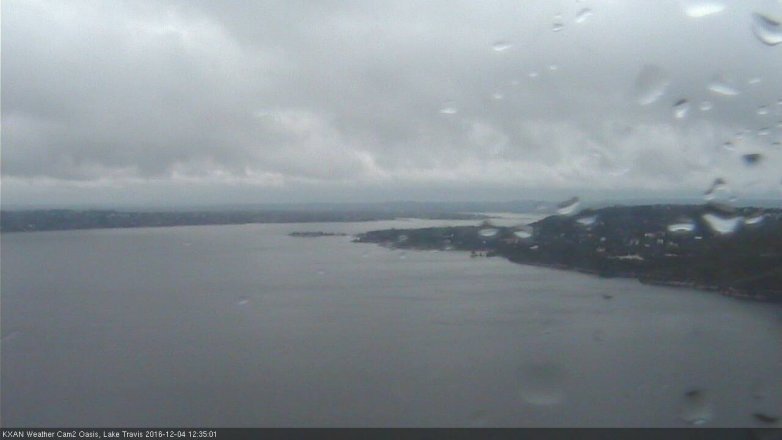 Lake Travis webcam, December 4, 2016 11:45 AM CT