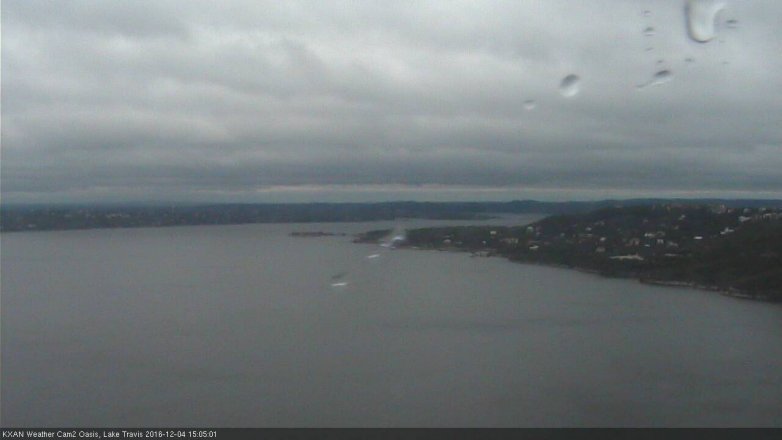 Lake Travis webcam, December 4, 2016 2:20 PM CT