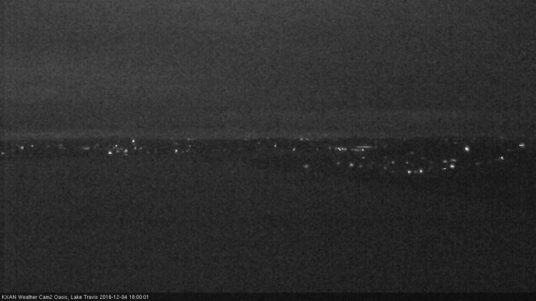 Lake Travis webcam, December 4, 2016 5:15 PM CT