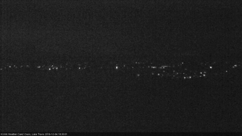 Lake Travis webcam, December 4, 2016 5:35 PM CT