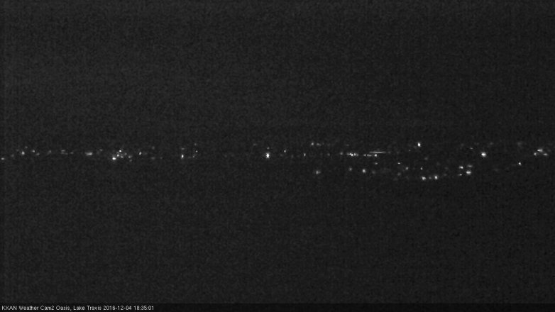 Lake Travis webcam, December 4, 2016 5:45 PM CT