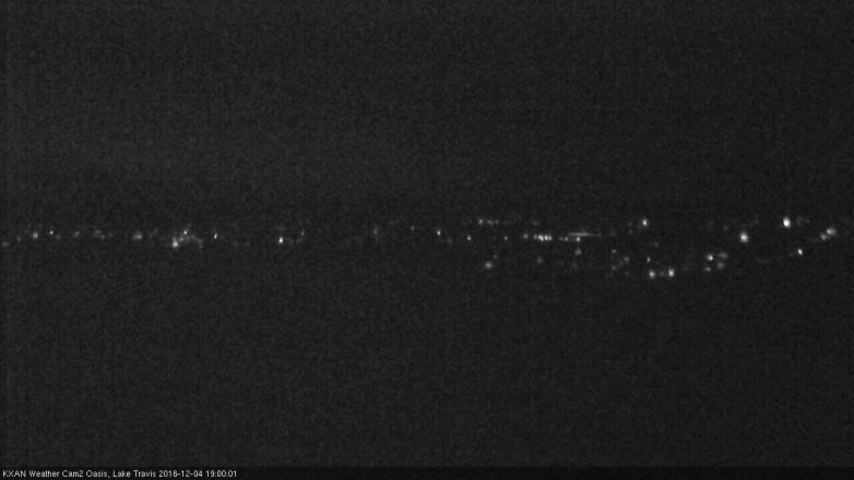 Lake Travis webcam, December 4, 2016 6:10 PM CT