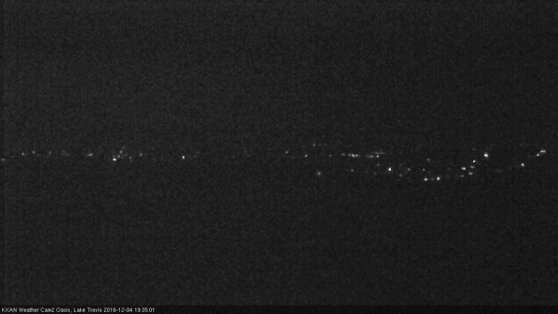 Lake Travis webcam, December 4, 2016 6:50 PM CT