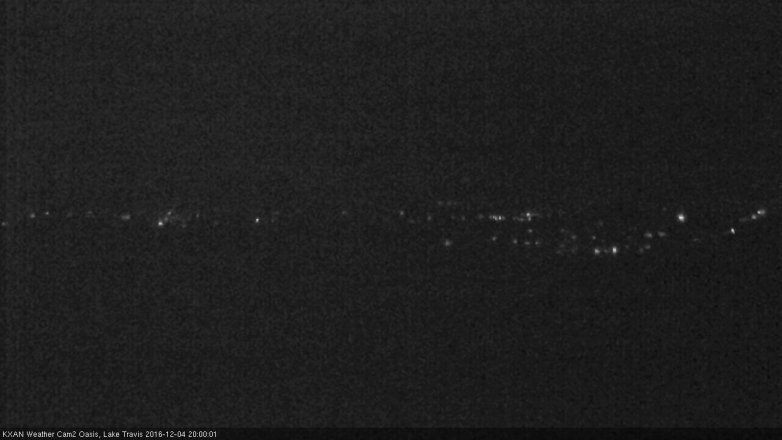 Lake Travis webcam, December 4, 2016 7:10 PM CT
