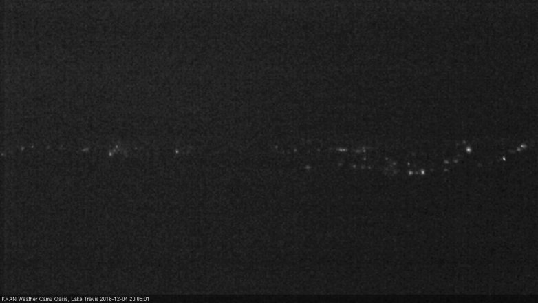 Lake Travis webcam, December 4, 2016 7:15 PM CT