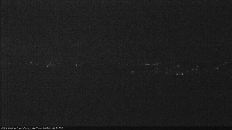Lake Travis webcam, December 4, 2016 8:10 PM CT