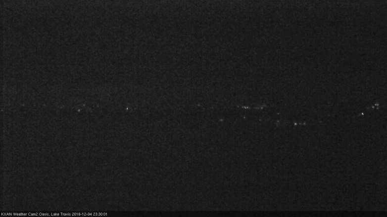 Lake Travis webcam, December 4, 2016 10:35 PM CT