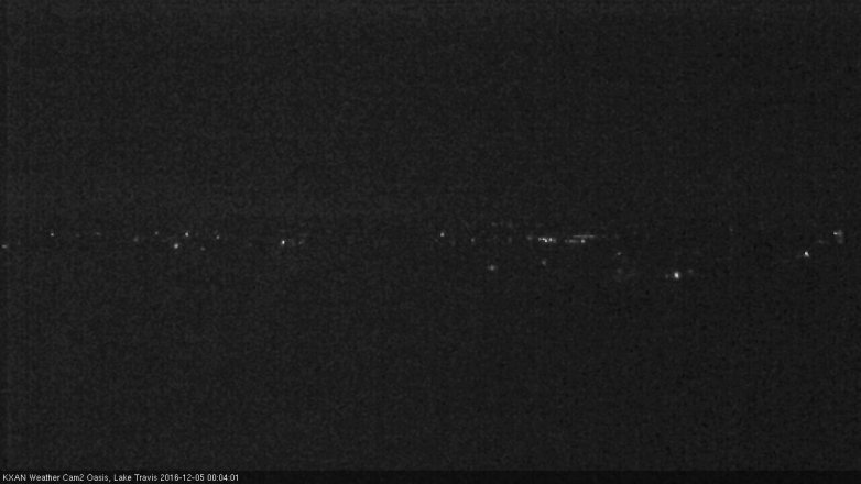 Lake Travis webcam, December 4, 2016 11:10 PM CT