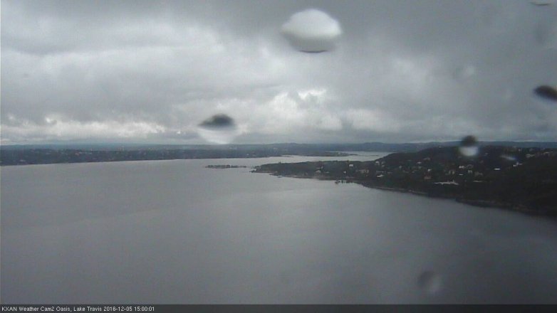 Lake Travis webcam, December 5, 2016 2:15 PM CT