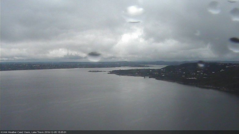 Lake Travis webcam, December 5, 2016 2:20 PM CT