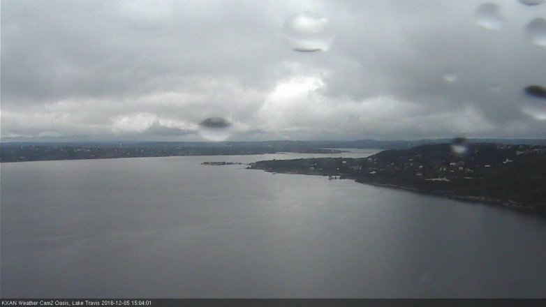 Lake Travis webcam, December 5, 2016 2:25 PM CT