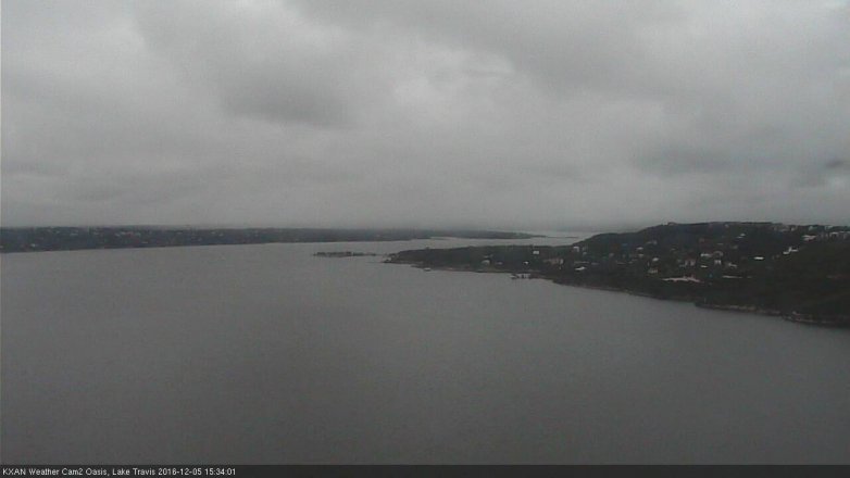 Lake Travis webcam, December 5, 2016 2:50 PM CT