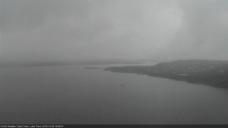 Lake Travis webcam, December 5, 2016 3:10 PM CT