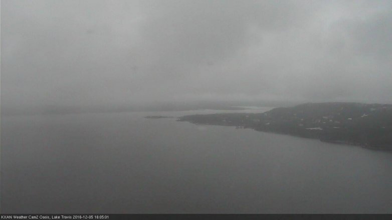 Lake Travis webcam, December 5, 2016 3:35 PM CT
