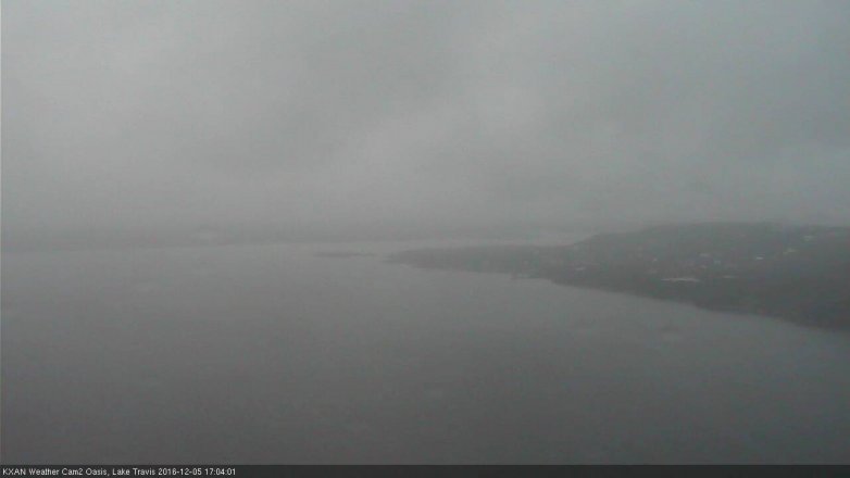 Lake Travis webcam, December 5, 2016 4:35 PM CT