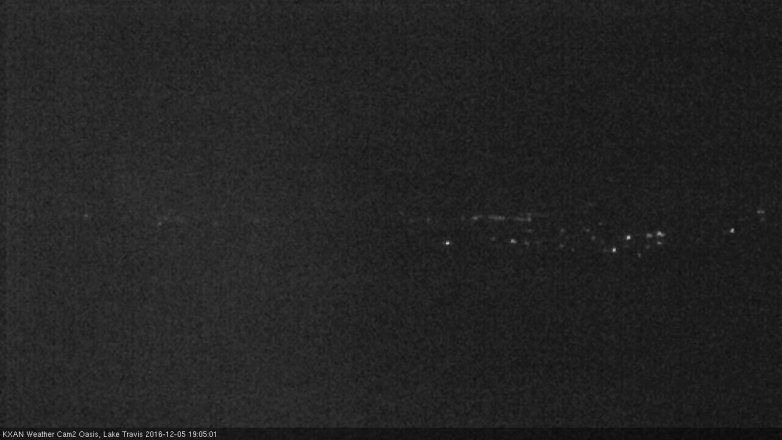 Lake Travis webcam, December 5, 2016 6:25 PM CT