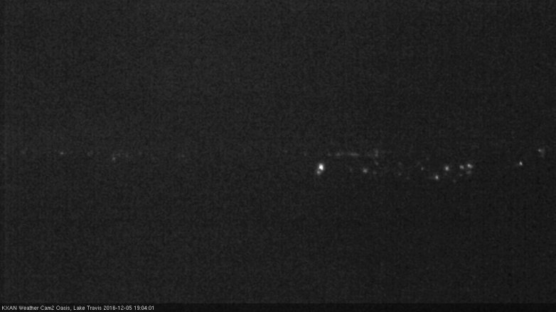 Lake Travis webcam, December 5, 2016 6:35 PM CT