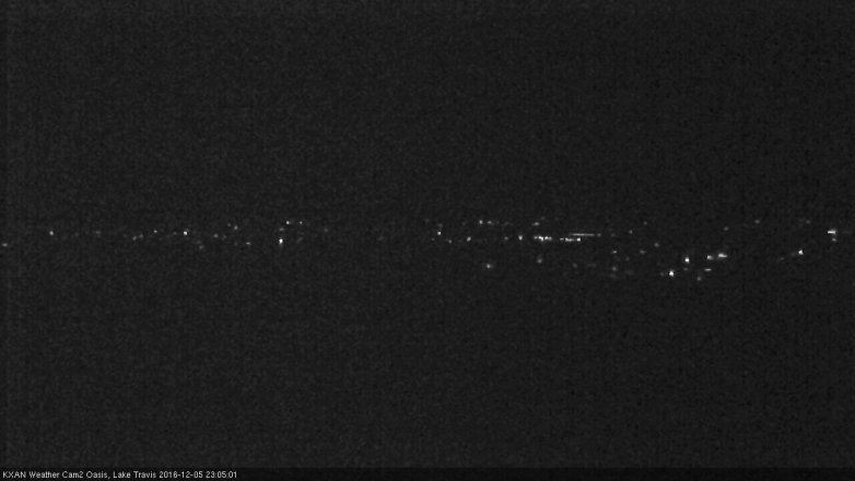 Lake Travis webcam, December 5, 2016 10:10 PM CT