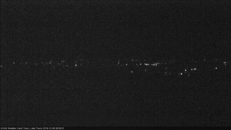 Lake Travis webcam, December 5, 2016 11:15 PM CT