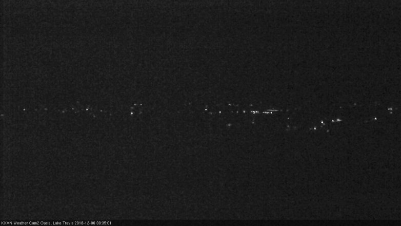 Lake Travis webcam, December 5, 2016 12:00 AM CT