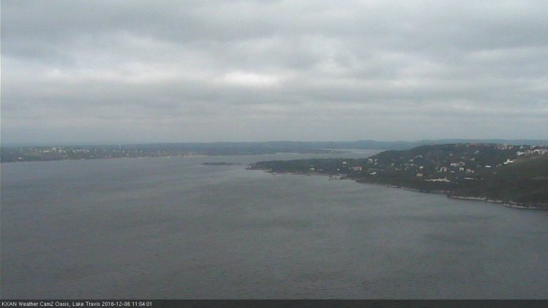 Lake Travis webcam, December 6, 2016 10:30 AM CT