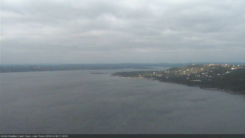 Lake Travis webcam, December 6, 2016 10:50 AM CT