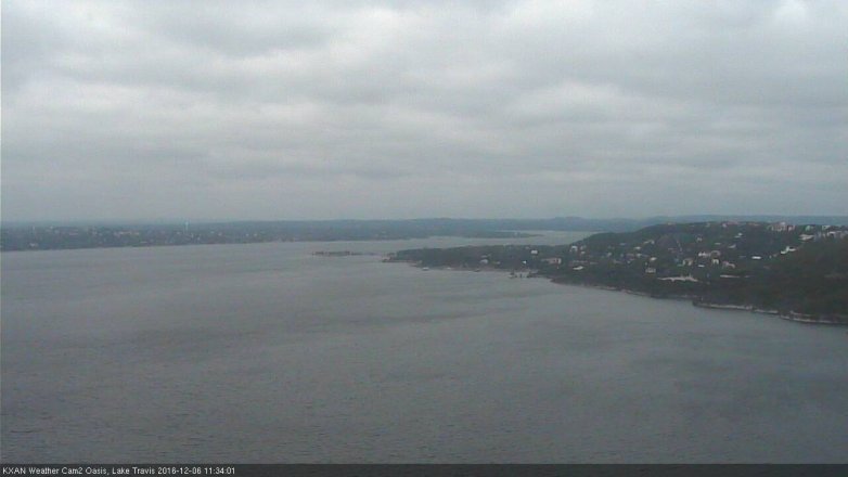 Lake Travis webcam, December 6, 2016 10:55 AM CT