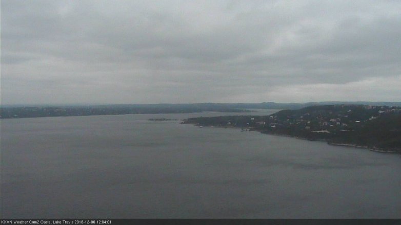 Lake Travis webcam, December 6, 2016 11:10 AM CT