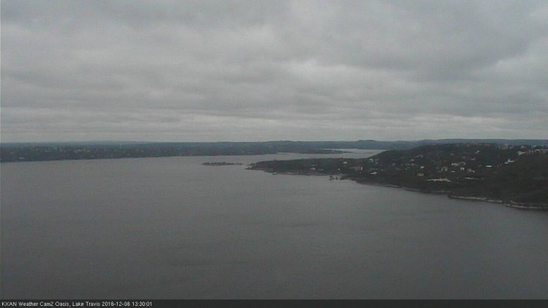 Lake Travis webcam, December 6, 2016 12:55 PM CT