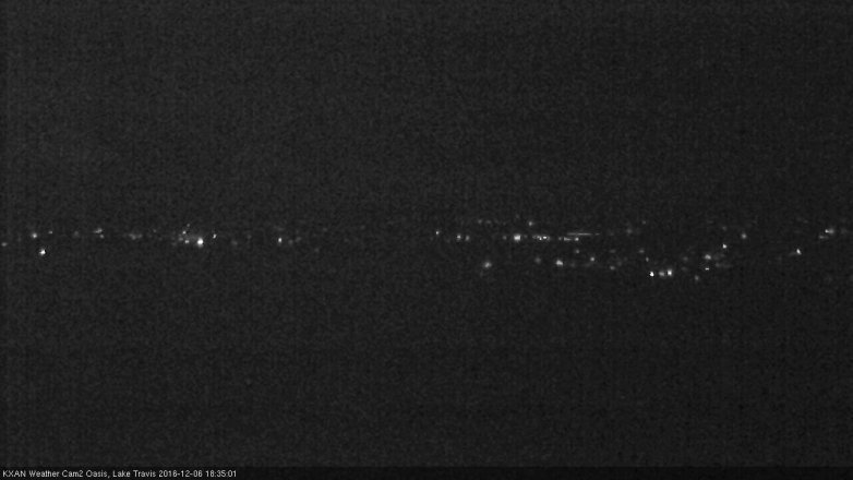 Lake Travis webcam, December 6, 2016 5:50 PM CT