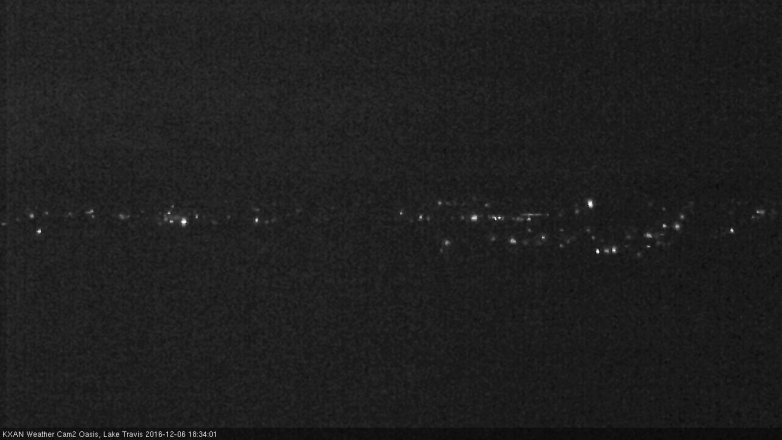 Lake Travis webcam, December 6, 2016 6:05 PM CT