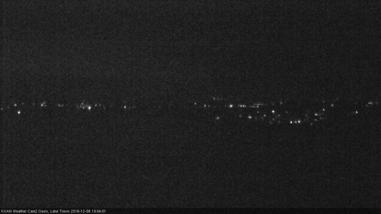 Lake Travis webcam, December 6, 2016 6:25 PM CT