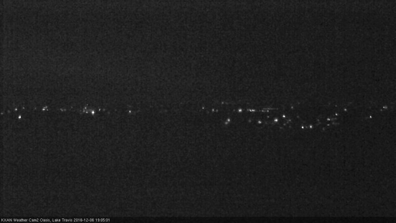 Lake Travis webcam, December 6, 2016 6:35 PM CT