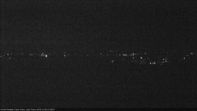 Lake Travis webcam, December 6, 2016 8:10 PM CT