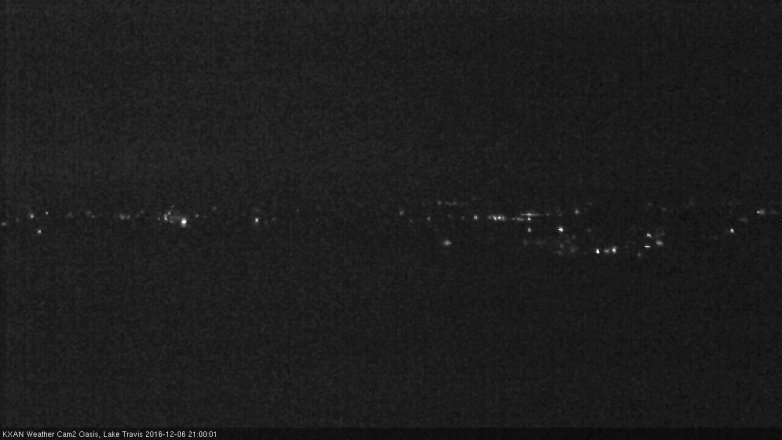 Lake Travis webcam, December 6, 2016 8:15 PM CT