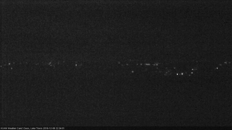 Lake Travis webcam, December 6, 2016 9:55 PM CT