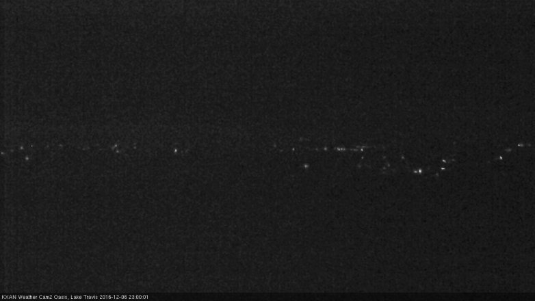 Lake Travis webcam, December 6, 2016 10:05 PM CT