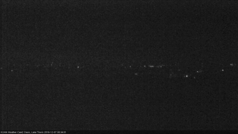 Lake Travis webcam, December 6, 2016 12:00 AM CT