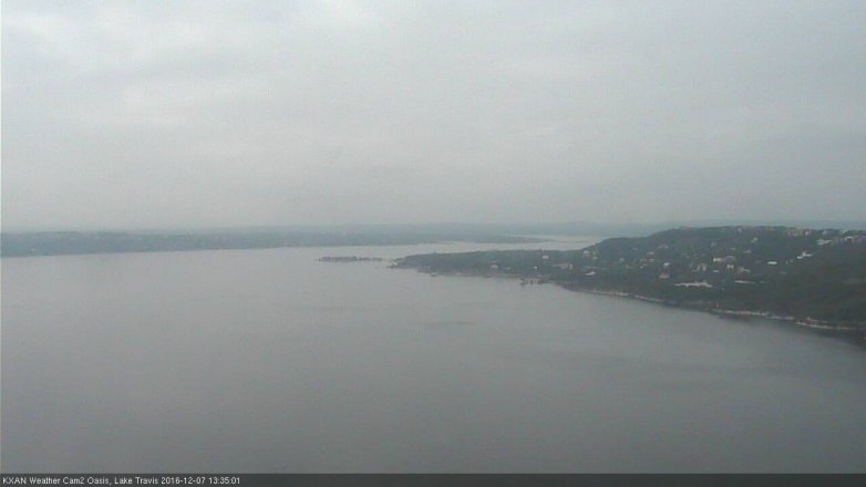 Lake Travis webcam, December 7, 2016 12:50 PM CT