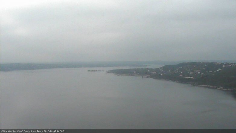 Lake Travis webcam, December 7, 2016 1:05 PM CT