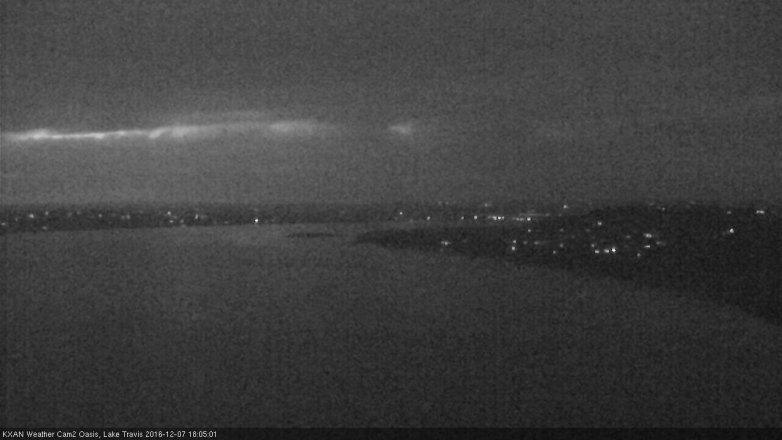 Lake Travis webcam, December 7, 2016 5:35 PM CT