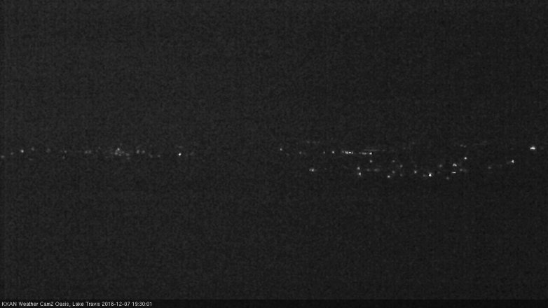 Lake Travis webcam, December 7, 2016 6:40 PM CT