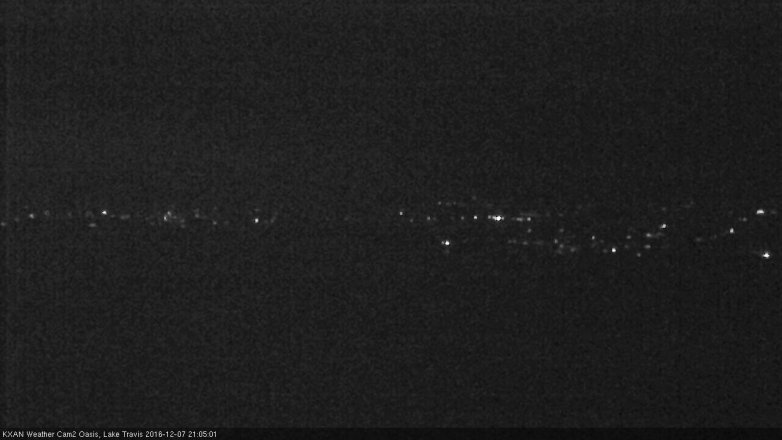 Lake Travis webcam, December 7, 2016 8:35 PM CT
