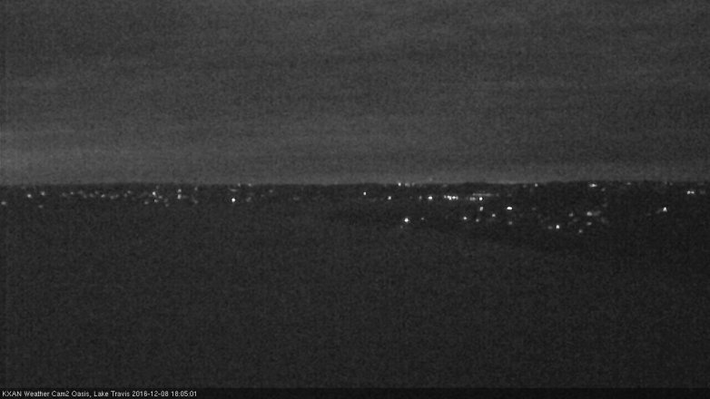 Lake Travis webcam, December 8, 2016 5:20 PM CT