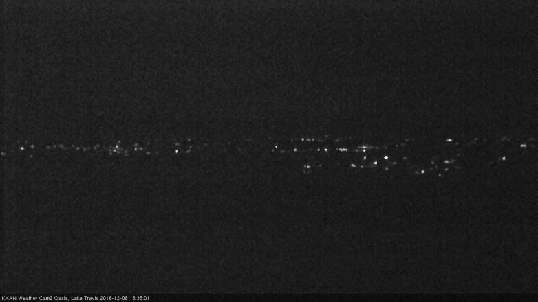 Lake Travis webcam, December 8, 2016 5:45 PM CT