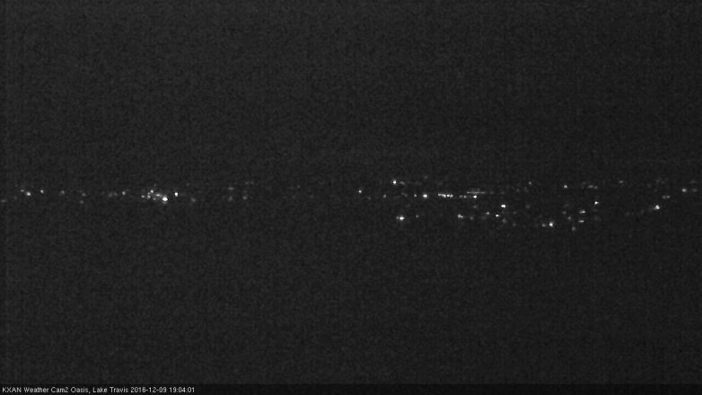 Lake Travis webcam, December 9, 2016 6:15 PM CT