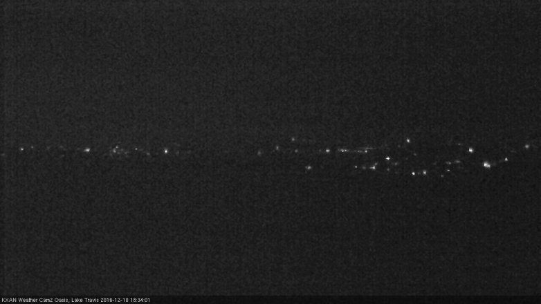Lake Travis webcam, December 10, 2016 5:40 PM CT