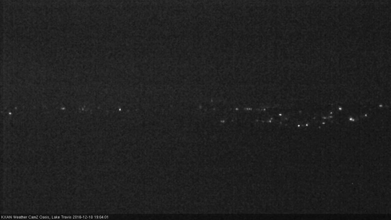 Lake Travis webcam, December 10, 2016 6:20 PM CT